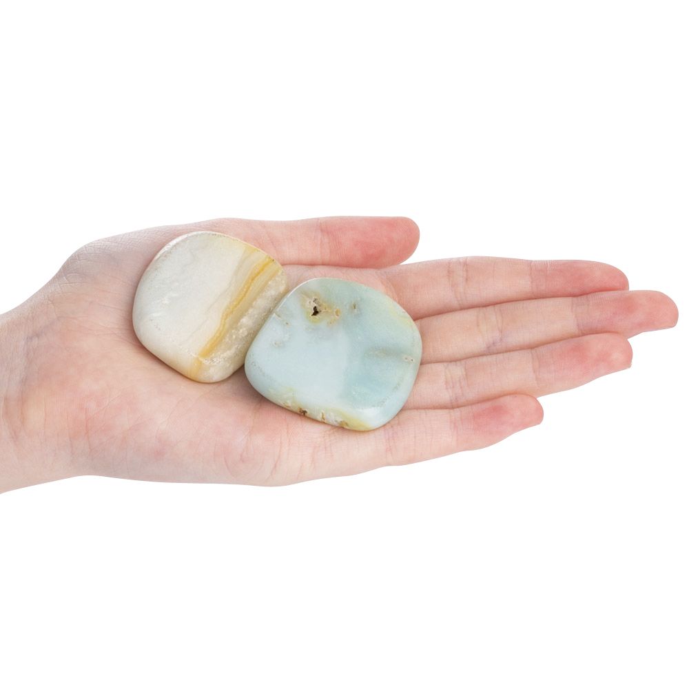 Flower Amazonite Palmstone