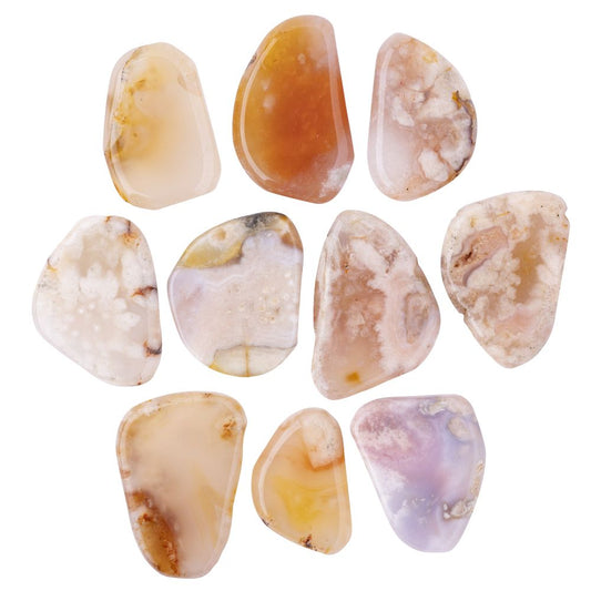 Flower Agate Palmstone