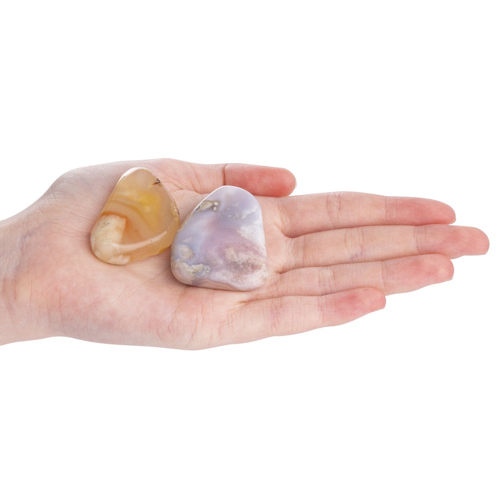 Flower Agate Palmstone