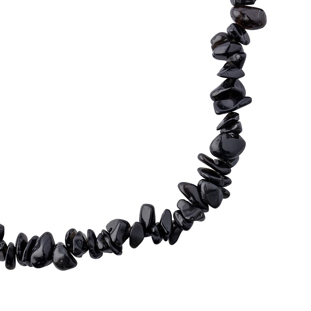 Black Obsidian Chip Necklace