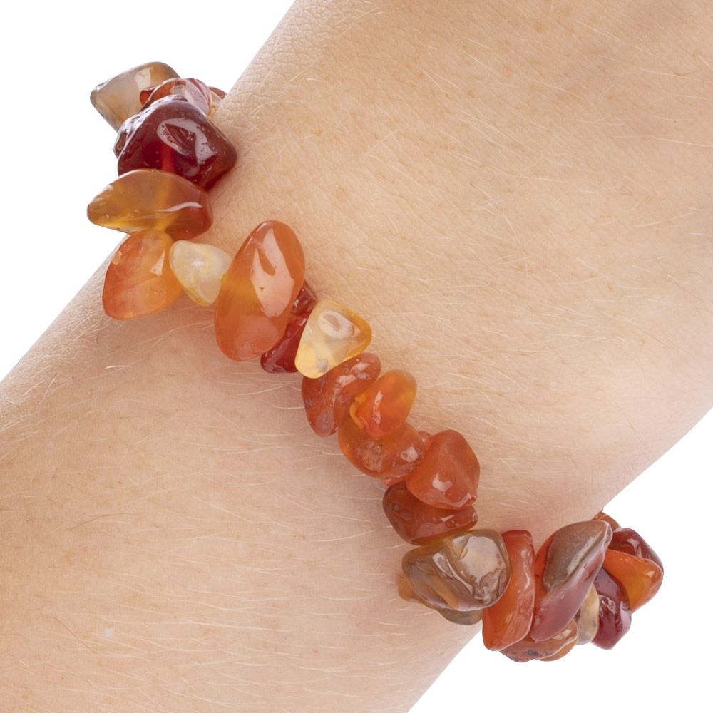 Carnelian Chip Bracelet