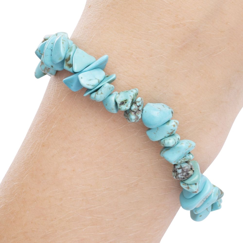 Turquoise Chip Bracelet