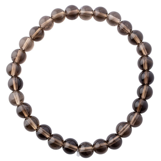 Smokey Quartz Bead Bracelet