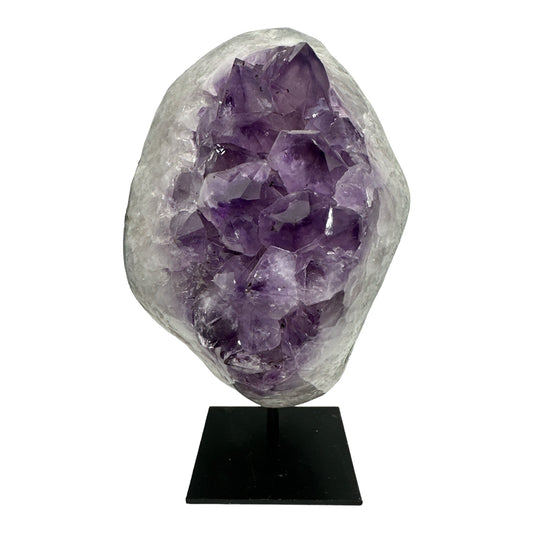 Polished Amethyst Druze on Stand