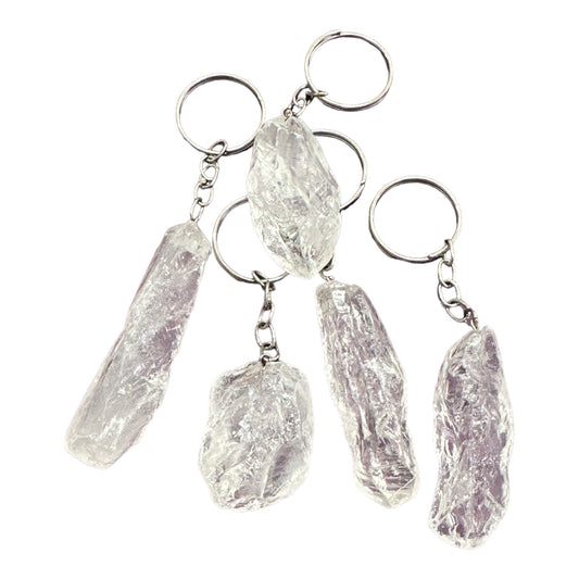 Clear Quartz Keyring