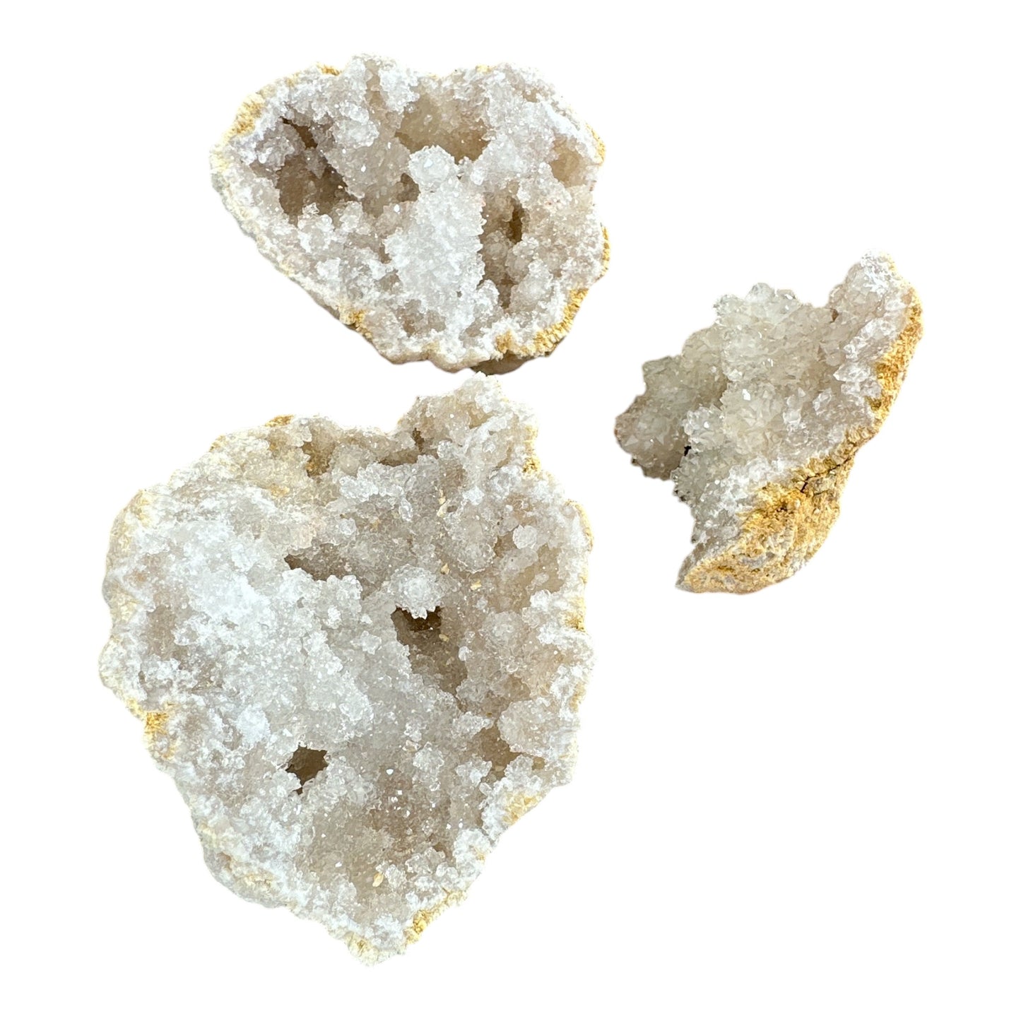 White Quartz Unbroken Geode