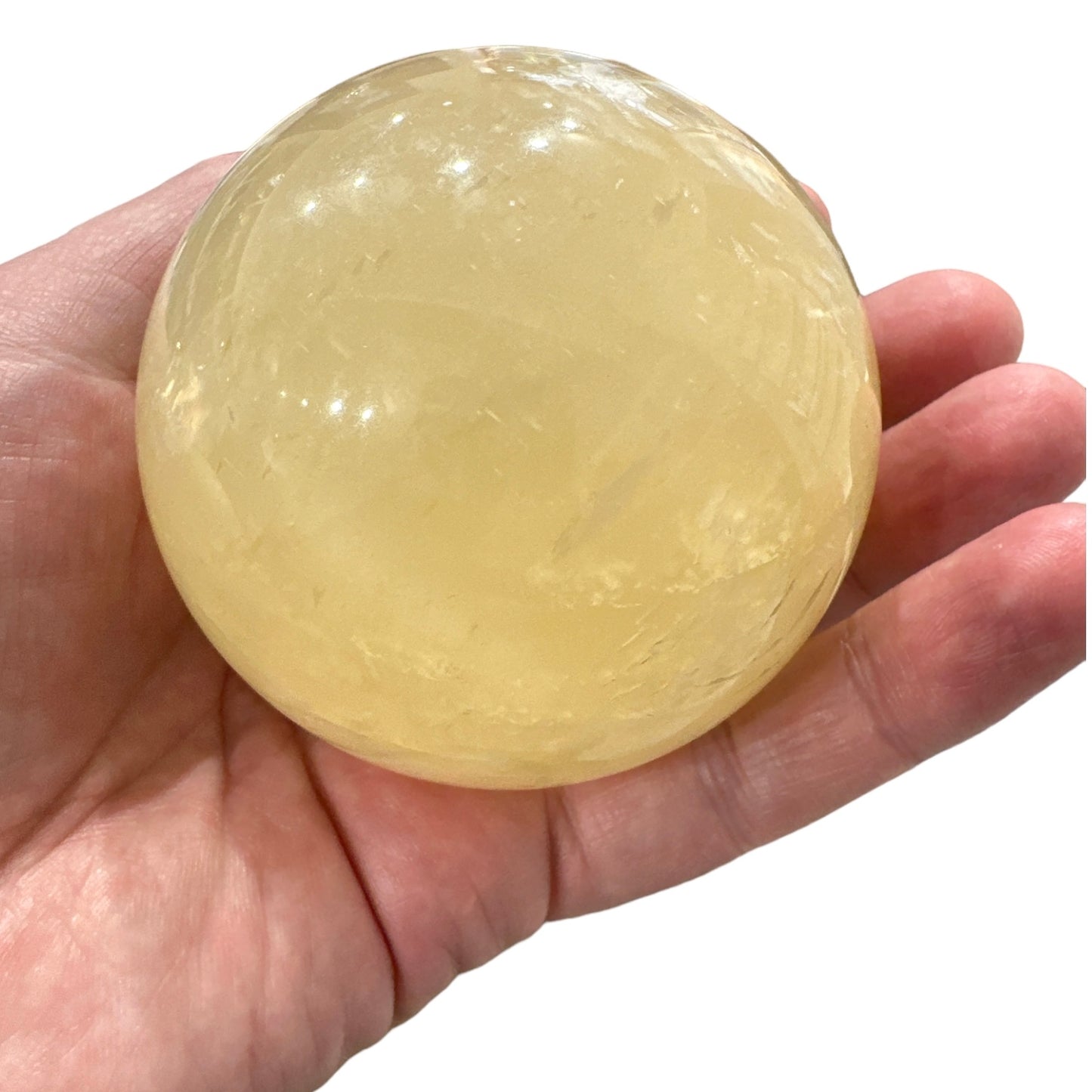 Golden Calcite Sphere