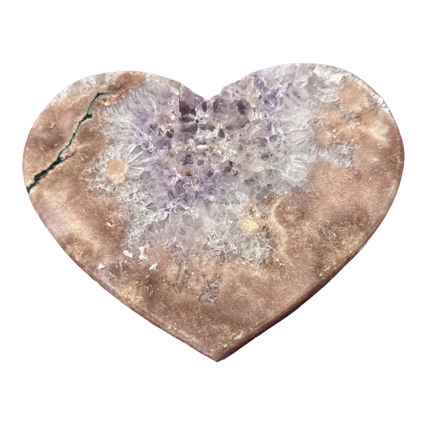 PInk Amethyst Heart