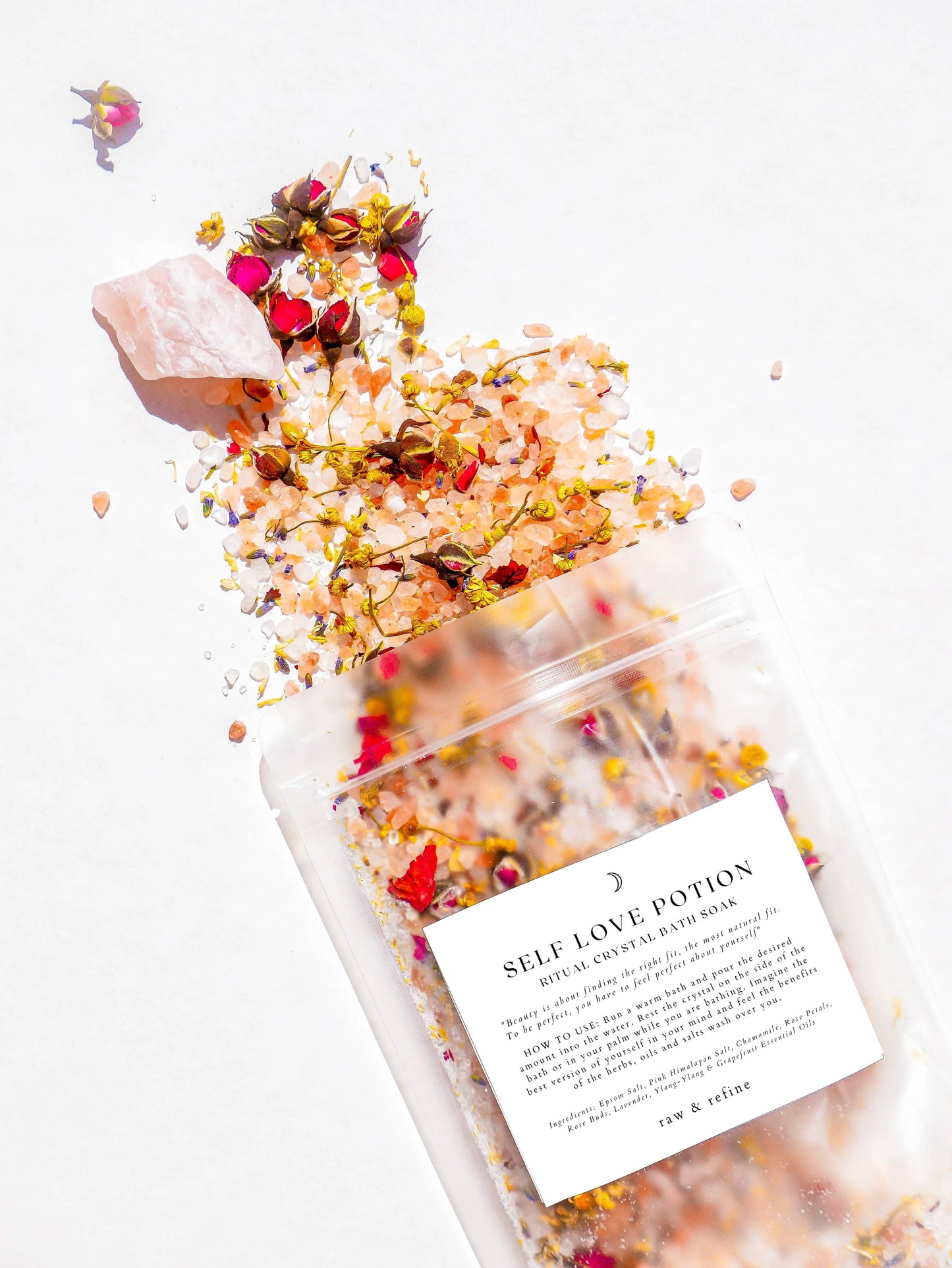 Self Love Potion | Crystal Bath Soak - Ritual Bath Salts